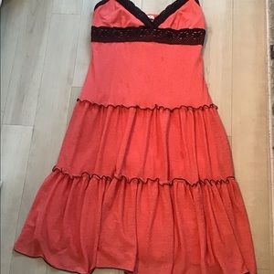 Nikki Mae summer dress, coral size M